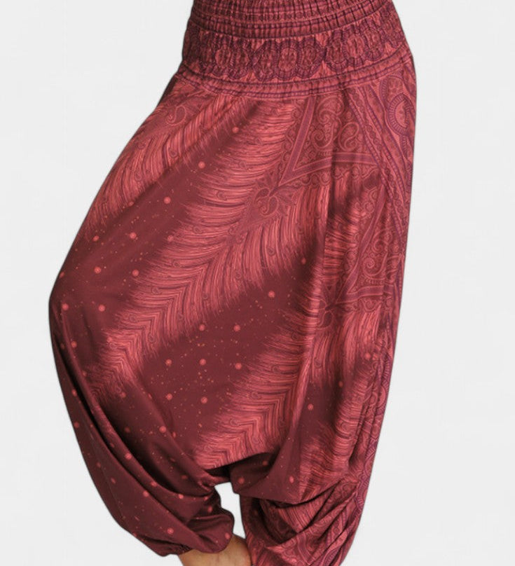 Greta Pantalones Relajados de Estilo Boho para un Look Confortable y Chic