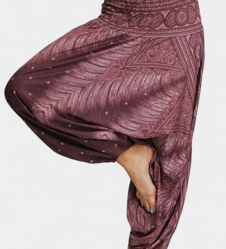 Greta Pantalones Relajados de Estilo Boho para un Look Confortable y Chic