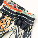 Arce Pantalones de cintura alta con estampado floral y corte recto para un estilo elegante