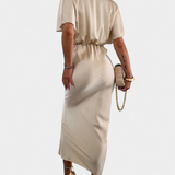 Vestido Emryn Ultra Suave con Elegante Nudo Cruzado