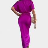 Vestido Emryn Ultra Suave con Elegante Nudo Cruzado
