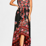 Vestido Floral Boho Chic Chiara con Cintura Ajustable para un Estilo Elegante y Confortable