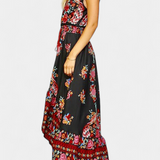 Vestido Floral Boho Chic Chiara con Cintura Ajustable para un Estilo Elegante y Confortable