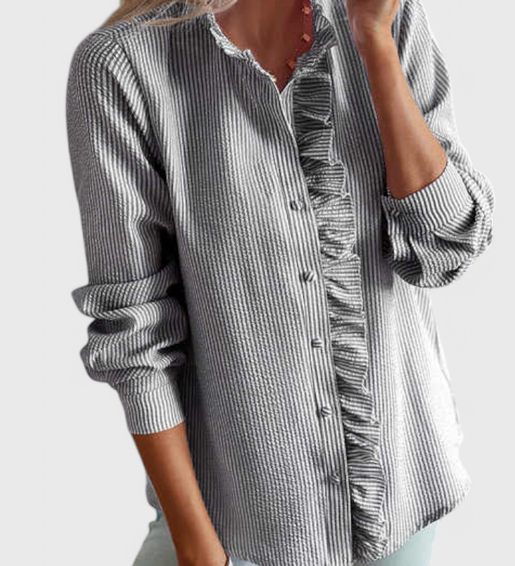 Lily Blusa de Declaración con Estilo Rebelde para un Look Impactante