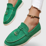 Elegantes Mocasines Coralie con Acabado en Suede para un Estilo Sofisticado