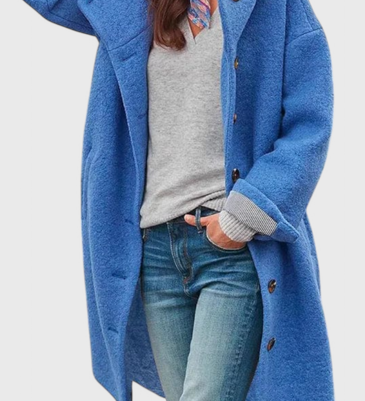 Elegante Abrigo de Invierno con Capucha de Penélope para un Look Sofisticado