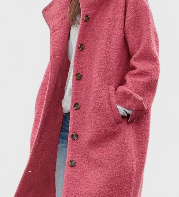 Elegante Abrigo de Invierno con Capucha de Penélope para un Look Sofisticado