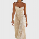 Elegante Vestido Vintage de Lentejuelas y Encaje Mabel