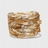 Anillo de Oro Vintage con Un Encanto Atemporal y Elegante
