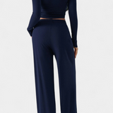 Conjunto de 2 Piezas Celaena con Elegante Escote Redondo