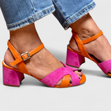 Sandalias Elegantes Norma con Tacón Cómodo y Correa Ajustable para un Estilo Sofisticado