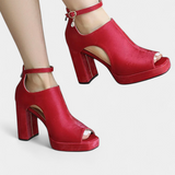 Zapatos Lopez Tacones Gruesos Multicolor para un Estilo Visteo y Moderno