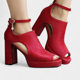 Zapatos Lopez Tacones Gruesos Multicolor para un Estilo Visteo y Moderno