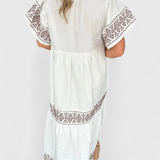 Vestido Maxi Boho Allona con Escote en V y Corte Relajado para un Look Chic y Cómodo