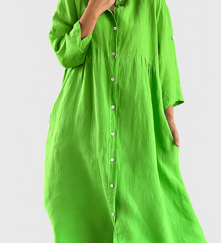 Vestido Camisa Rosamund - Elegancia y Estilo en una Prenda Única