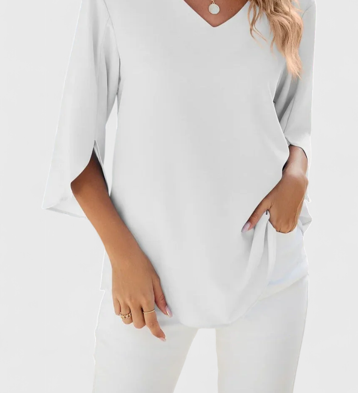 Tabitha Blusa Casual de Corte Suelto con Toque Sofisticado