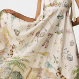 Elegante Vestido Largo con Cordones y Encantador Estampado Floral para Un Look de Fantasía