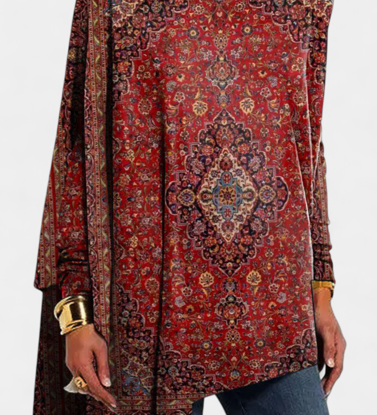 Andina Jersey de Cuello V con Diseño Elegante para un Look Sofisticado