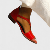 Sandalias Elegantes de Ecopiel Doina con Punta Afilada y Tacón Bajo para un Estilo Sofisticado