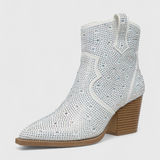 Berenice Botas Elegantes con Diseño Patchwork y Cremallera Lateral para un Estilo Sofisticado