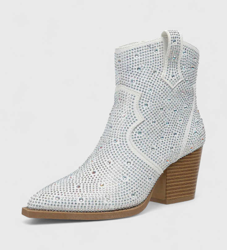 Berenice Botas Elegantes con Diseño Patchwork y Cremallera Lateral para un Estilo Sofisticado