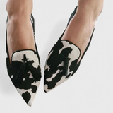Fermina Loafers Elegantes con Punta Afilada y Diseño Bicolor - Estilo Sofisticado y Confort Inigualable