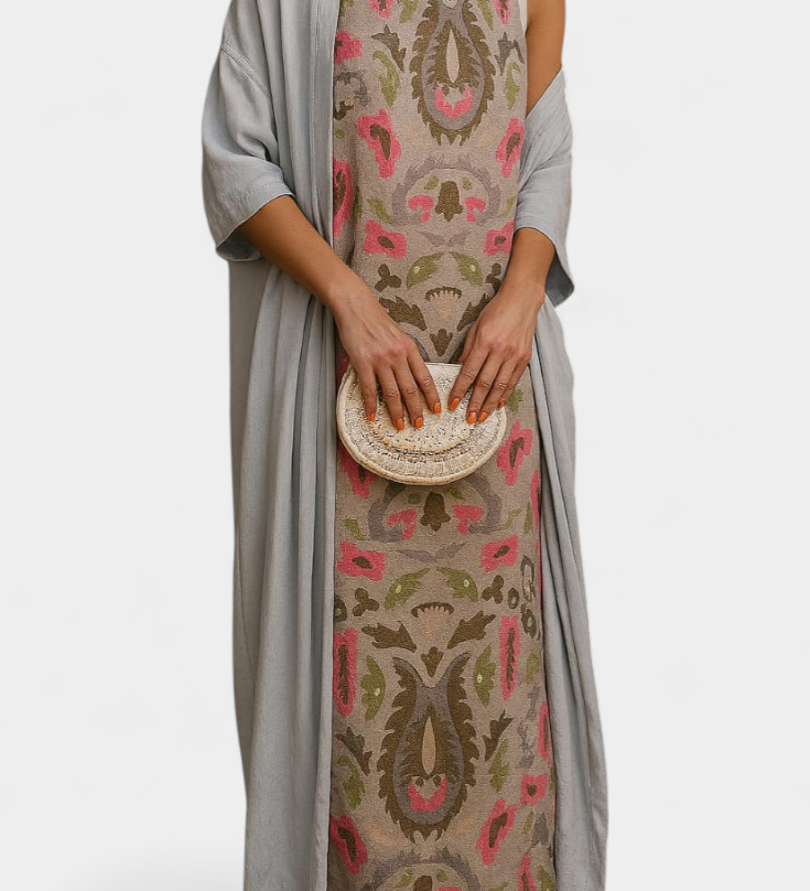 Vestido de Noche Elegante Alice con Stola para un Look Sofisticado