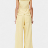 Conjunto Elegante Hayden con Top Asimétrico y Pantalón Palazzo para un look sofisticado