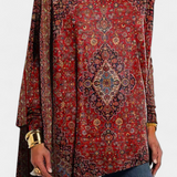 Andina Jersey de Cuello V con Diseño Elegante para un Look Sofisticado