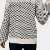 Rachael Jersey de Cuello Redondo con Diseño en Bloques de Color para un Estilo Vibrante