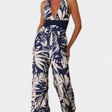 Ahria Conjunto de Bañador Estampado con Escote en V – Look Veraniego y Elegante para Cada Ocasion