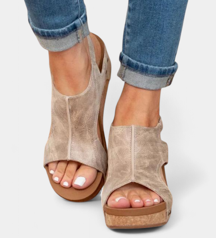 Svenja Sandalias Ortopédicas de Cuña para Mayor Comodidad