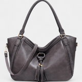 Bolsa Giulietta de diseño elegante con detalles de flecos