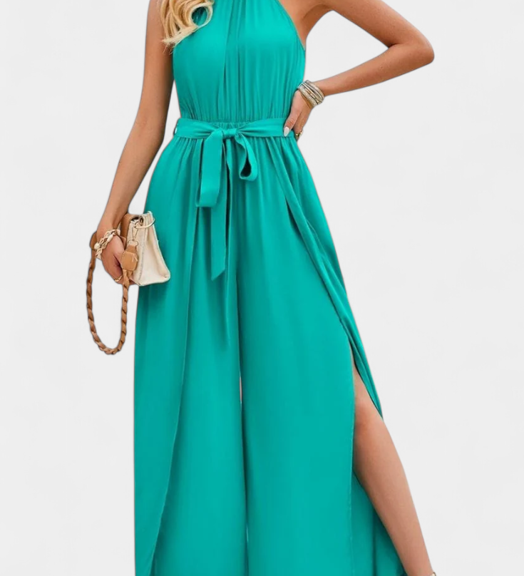 Blusa Nyree Mono Asimétrica con Detalle Cut-Out y Elegante Manga en Lazo