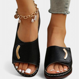 Sandalias Ortopédicas Itziar con Diseño Perforado y Plantilla Acolchada para Máxima Comodidad