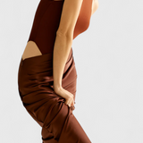 Vestido Maxi Mafalda con Estilo Tank Top y Silueta Esbelta para Un Look Elegante