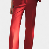 Elegante Conjunto Clásico Carlen con Chaleco, Cinturón y Pantalón de Pierna Ancha elegante