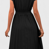 Luxie Vestido Midi Elegante de Tejido Ligero con Corte Fluido para un Estilo Sofisticado