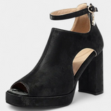 Zapatos Lopez Tacones Gruesos Multicolor para un Estilo Visteo y Moderno