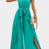 Blusa Nyree Mono Asimétrica con Detalle Cut-Out y Elegante Manga en Lazo