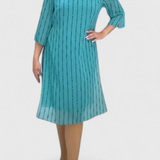 Polly Vestido Elegante de Gasa con Diseño Clásico y Caída Suave para un Estilo Sofisticado