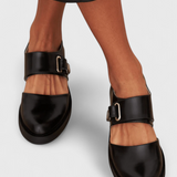 Narcisa Bailarinas con Cinturón Trasero y Punta Redonda - Estilo Elegante y Cómodo