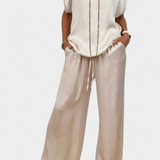 Elegante Conjunto de Primavera de Dos Piezas con Estilo Sofisticado