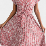 Vestido Midi Floral Galilea con Estilo Campestre para un Look Elegante y Natural
