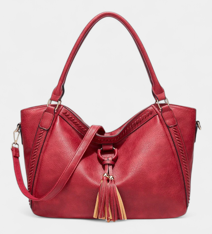 Bolsa Giulietta de diseño elegante con detalles de flecos