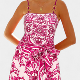 Conjunto de Traje de Baño de Una Pieza Floral Ahria - Perfecto para un Estilo Veraniego y Fresco