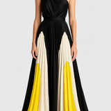 Vestido Maxi Antía Off-Shoulder con Estampado Elegante - Perfecto para Destacar en Cualquier Evento