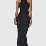 Vestido Maxi Mafalda con Estilo Tank Top y Silueta Esbelta para Un Look Elegante