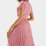 Vestido Midi Floral Galilea con Estilo Campestre para un Look Elegante y Natural