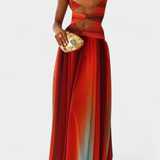 Vestido Maxi Sin Tirantes Maisie de Corte A-Line – Elegancia y Estilo para Cualquier Ocasión